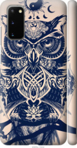 Чехол Узорчатая сова для Samsung Galaxy S20