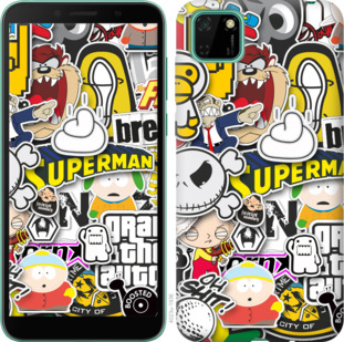 

Чохол Popular logos на Huawei Y5p 935860