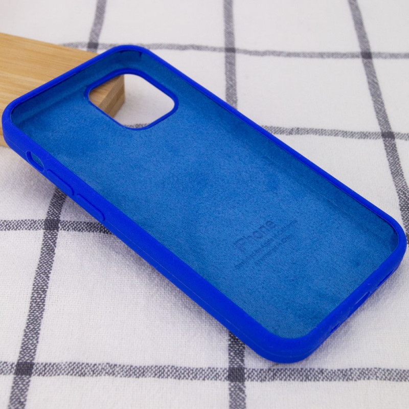 Фото Чехол Silicone Case Full Protective (AA) для Apple iPhone 14 Pro Max (6.7") (Синий / Shiny blue) в магазине vchehle.ua