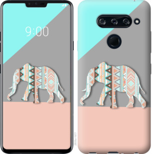 

Чохол Візерунчастий слон на HTC U12 Plus 780084