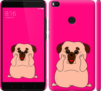 

Чехол Весёлый мопс для Xiaomi Mi Max 2 928527