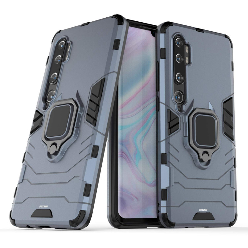 Фото Ударостійкий чохол Transformer Ring for Magnet на Xiaomi Mi Note 10 / Note 10 Pro/CC9 Pro (Сірий / Metal slate) на vchehle.ua