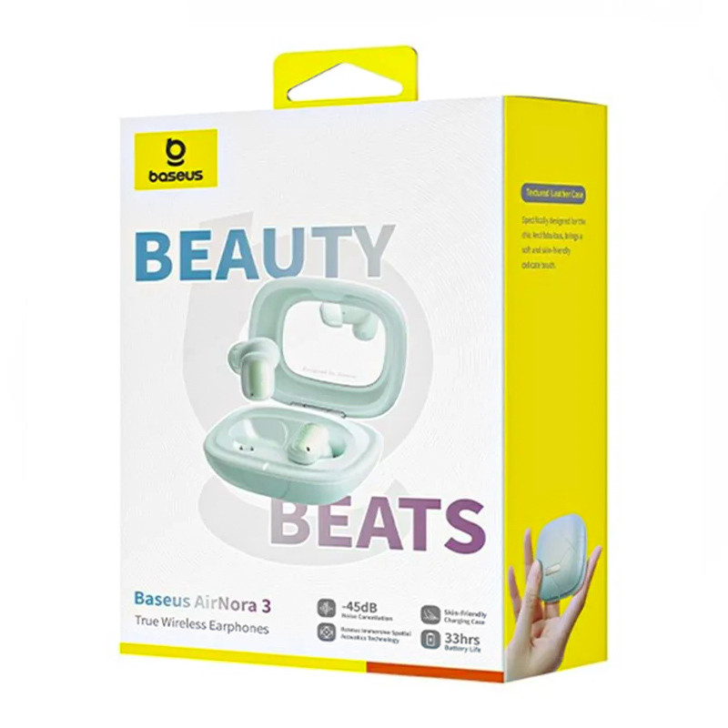 Купить Беспроводные TWS наушники Baseus AirNora 3 (A00076701) (Natural Green) на vchehle.ua