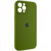 Фото Чохол Silicone Case Full Camera Protective (AA) на Apple iPhone 12 Pro (6.1") (Зелений / Dark Olive) на vchehle.ua