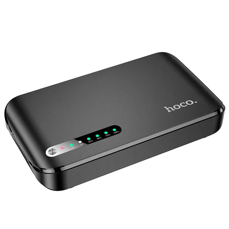 Джерело безперебійного живлення Hoco DB62 Smart Mini UPS для роутерів 5V/9V/12V 20000 mAh (Black)