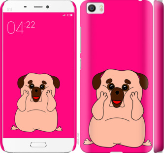 

Чехол Весёлый мопс для Xiaomi MI5 Pro 928545