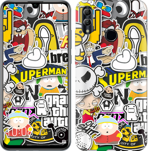 

Чохол Popular logos на Huawei Honor 10 Lite 687857