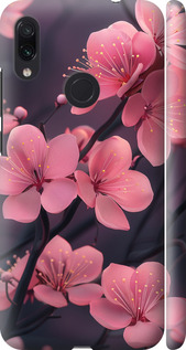 Чехол Пурпурная сакура для Xiaomi Redmi Note 7