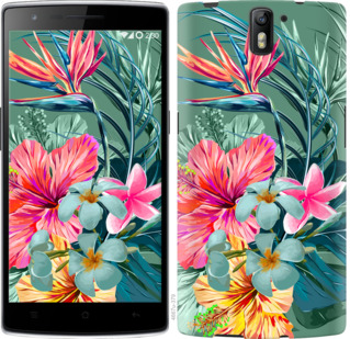 

Чохол Тропічні квіти v1 на OnePlus 1 845429
