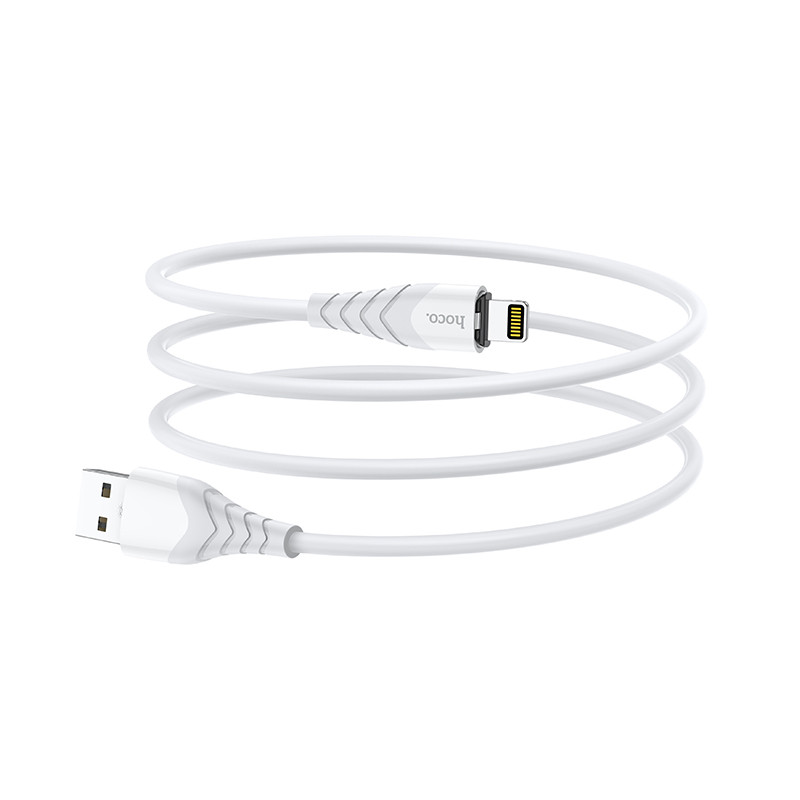 Дата кабель Hoco X63 "Racer" USB to Lightning (1m) (Білий) в магазині vchehle.ua