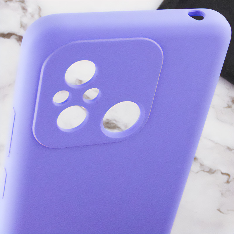 Чохол Silicone Cover Lakshmi Full Camera (AA) with logo на Xiaomi Redmi 12C / Poco C55 (Бузковий / Dasheen) в магазині vchehle.ua