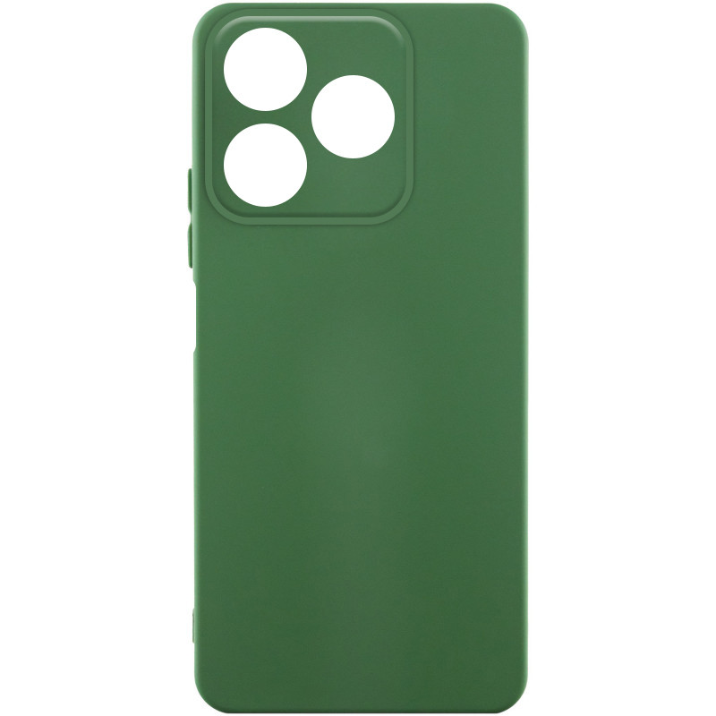 Чехол Silicone Cover Lakshmi Full Camera (AA) для Realme C63 4G (Зеленый / Dark green)