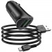 Фото Уценка АЗУ Hoco Z39 Farsighted QC3.0 18W (2USB-A) + кабель USB to MicroUSB (Поврежденная упаковка / Черный) на vchehle.ua