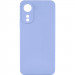 Чехол TPU GETMAN Liquid Silk Full Camera для Oppo A78 4G (Сиреневый / Light purple)