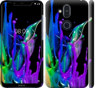 

Чохол бризки фарби на Nokia 8.1 764372
