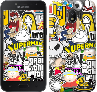 

Чехол Popular logos для Samsung Galaxy J2 2018 627846