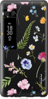 

Чехол Цветочный фон v2 для Meizu Pro 7 1440141