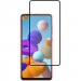 Защитное стекло 2.5D CP+ (full glue) для Samsung Galaxy A21 / A21s (Черный)