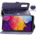 Фото Кожаный чехол (книжка) Art Case с визитницей для Samsung Galaxy A70 (A705F) (Фиолетовый) на vchehle.ua