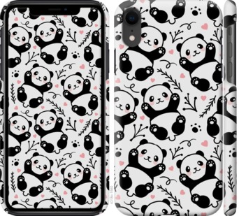 Чохол Панди на iPhone XR