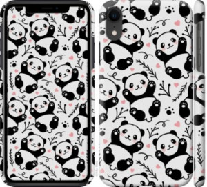Чохол Панди на iPhone XR