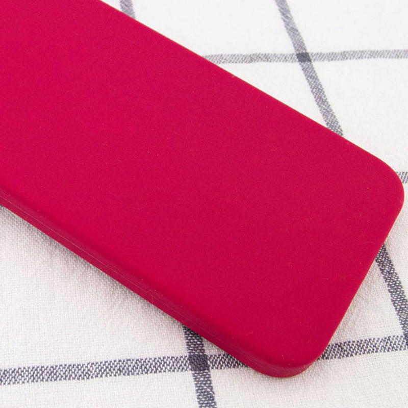 Фото Silicone Case Square Full Camera Protective (AA) NOLOGO для Apple iPhone 11 (6.1") (Красный / Rose Red) на vchehle.ua