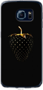 Чехол Черная клубника для Samsung Galaxy S6 Edge G925F