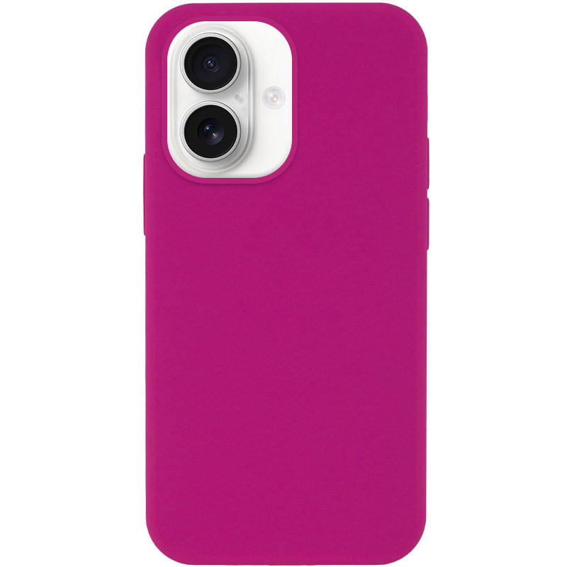 Чохол Silicone Case Full Protective (AA) NO LOGO на Apple iPhone 16 Plus (6.7") (Малиновий / Dragon Fruit)