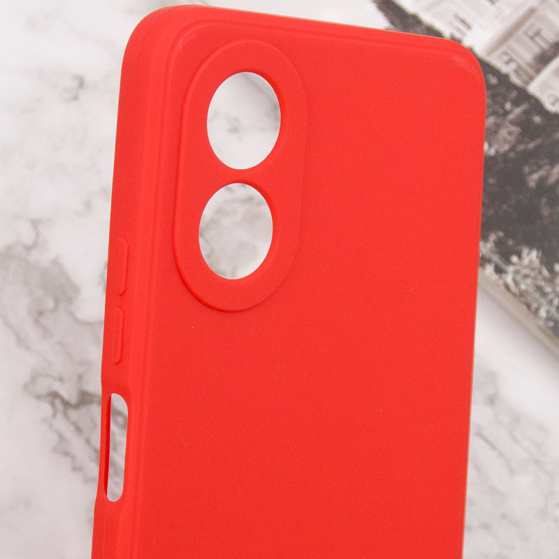 Купити Силіконовий чохол Candy Full Camera на Oppo A58 4G (Червоний / Red) на vchehle.ua