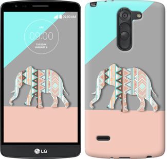 

Чехол Узорчатый слон для LG G3 Stylus D690 224684