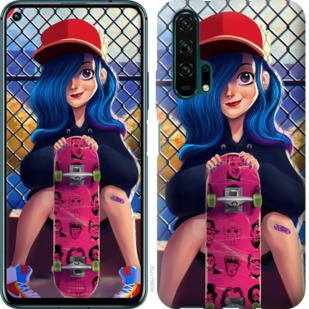 

Чехол Прикольная девочка со скейтбордом для Huawei Honor 20 Pro 741965