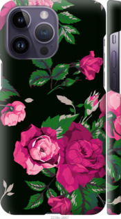 

Чохол Троянди на чорному тлі на iPhone 14 Pro Max 1482597