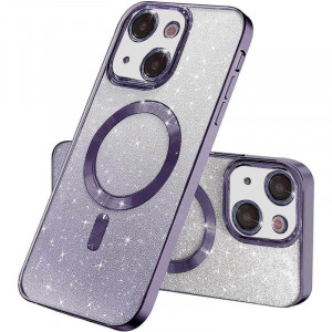 TPU чехол Delight case with Magnetic Safe с защитными линзами на камеру для Apple iPhone 15 (6.1")