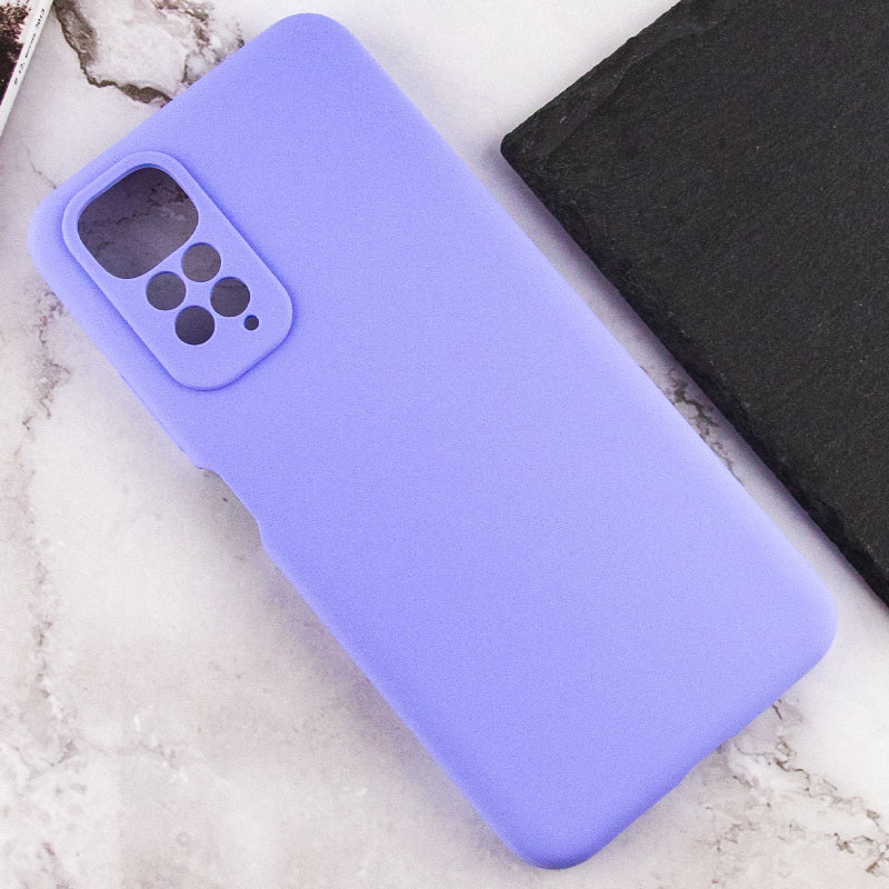 Купить Чехол Silicone Cover Lakshmi Full Camera (AAA) для Xiaomi Redmi Note 11 (Global) / Note 11S (Сиреневый / Dasheen) на vchehle.ua