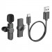 Фото Петличний бездротовий мікрофон Borofone BFK12 Trophy lavalier Lightning (Black) на vchehle.ua
