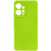 Чехол TPU GETMAN Liquid Silk Full Camera для Xiaomi Redmi Note 12 4G (Салатовый / Neon Green)