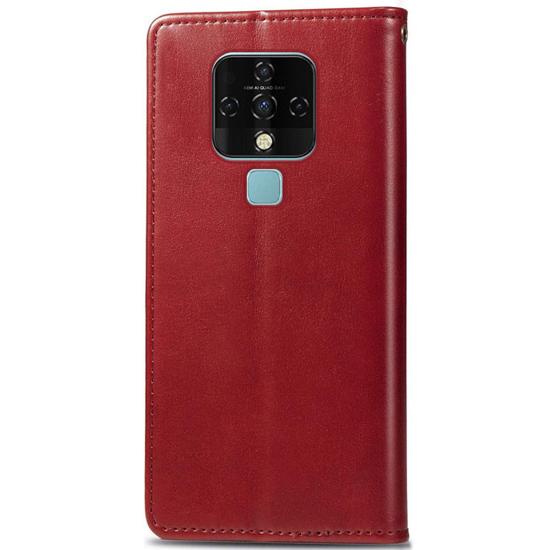 Фото Кожаный чехол-книжка GETMAN Gallant (PU) для TECNO Camon 16 SE (Красный) на vchehle.ua