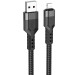 Дата кабель Hoco U110 charging data sync USB to Lightning (1.2 m) (Черный)