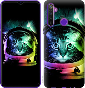 

Чехол Кот-астронавт для Realme 5 917733