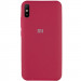 Чехол Silicone Cover Full Protective (AA) для Xiaomi Redmi 9A (Красный / Rose Red)