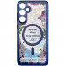 TPU+PC чохол Secret Flower на Xiaomi Redmi 13 4G / Poco M6 4G (Navy Blue)