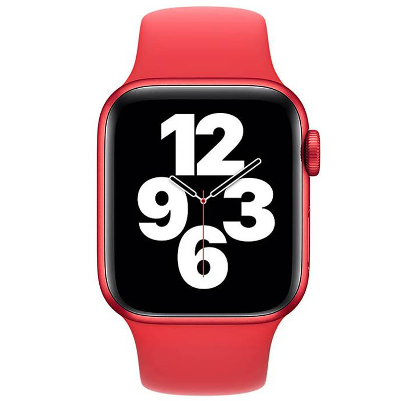 Фото Ремешок Hoco WA01 Flexible series Apple watch (42/44/45/49mm) (Red) на vchehle.ua
