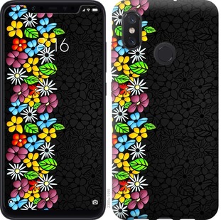 

Чехол цветочный орнамент для Xiaomi Mi8 673493