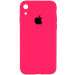 Чохол Silicone Case Square Full Camera Protective (AA) на Apple iPhone XR (6.1") (Рожевий / Barbie pink)