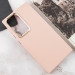 Кожаный чехол Bonbon Leather Metal Style для Samsung Galaxy S22 Ultra (Розовый / Light pink) в магазине vchehle.ua