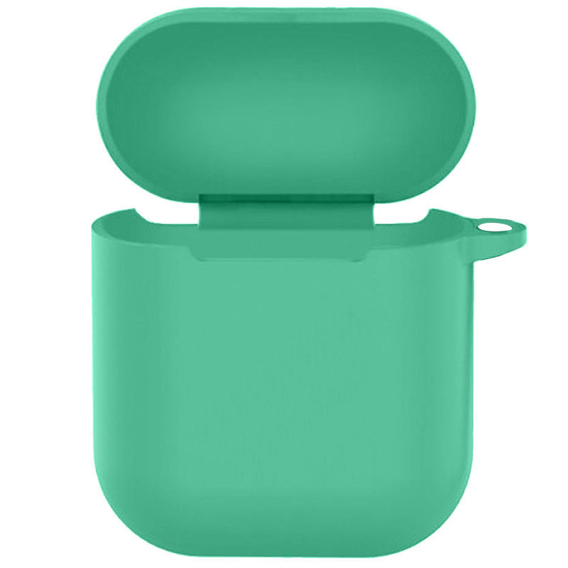 

Силіконовий футляр New з карабіном для навушників Airpods 1/2 (Зелений / Spearmint) 1185246
