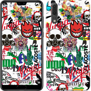 

Чохол Many different logos на Huawei P20 638131