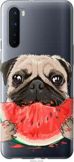 

Чехол Мопс и арбуз для OnePlus Nord 1083511