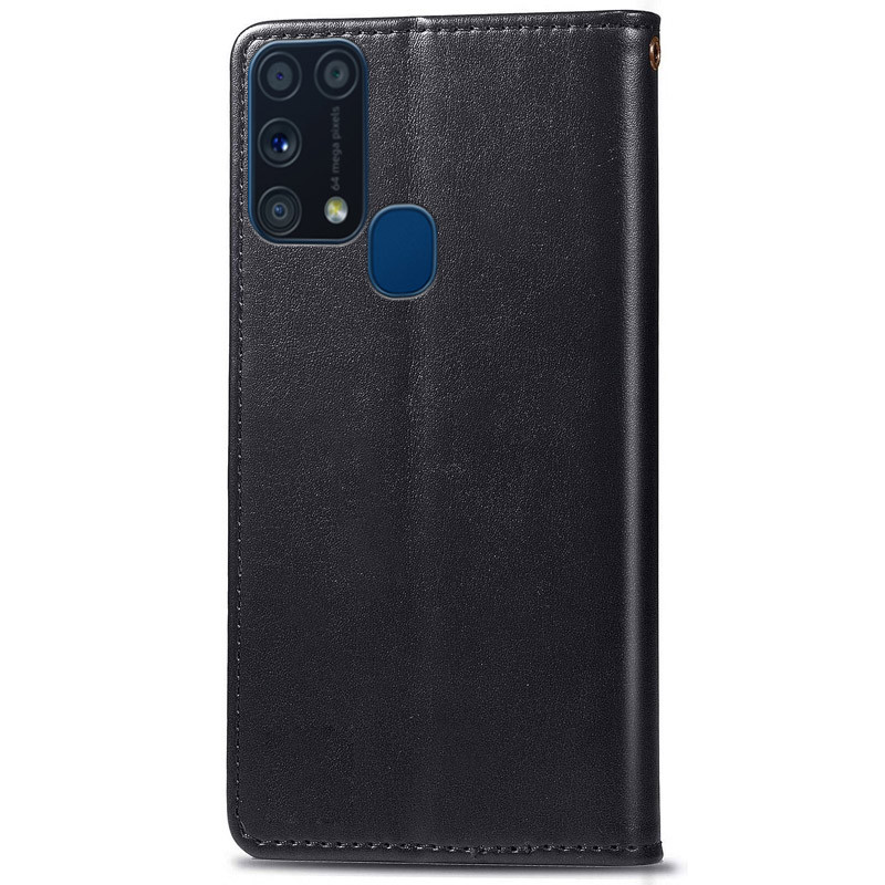 Шкіряний чохол книжка GETMAN Gallant (PU) для Samsung Galaxy M31 (Чорний) в магазині vchehle.ua