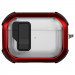 Футляр противоударный Locking Button для наушников Airpods Pro 2 / Pro (Red)